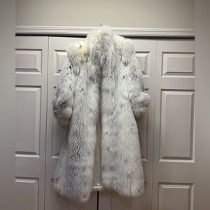 Luxurious White Fur Coat